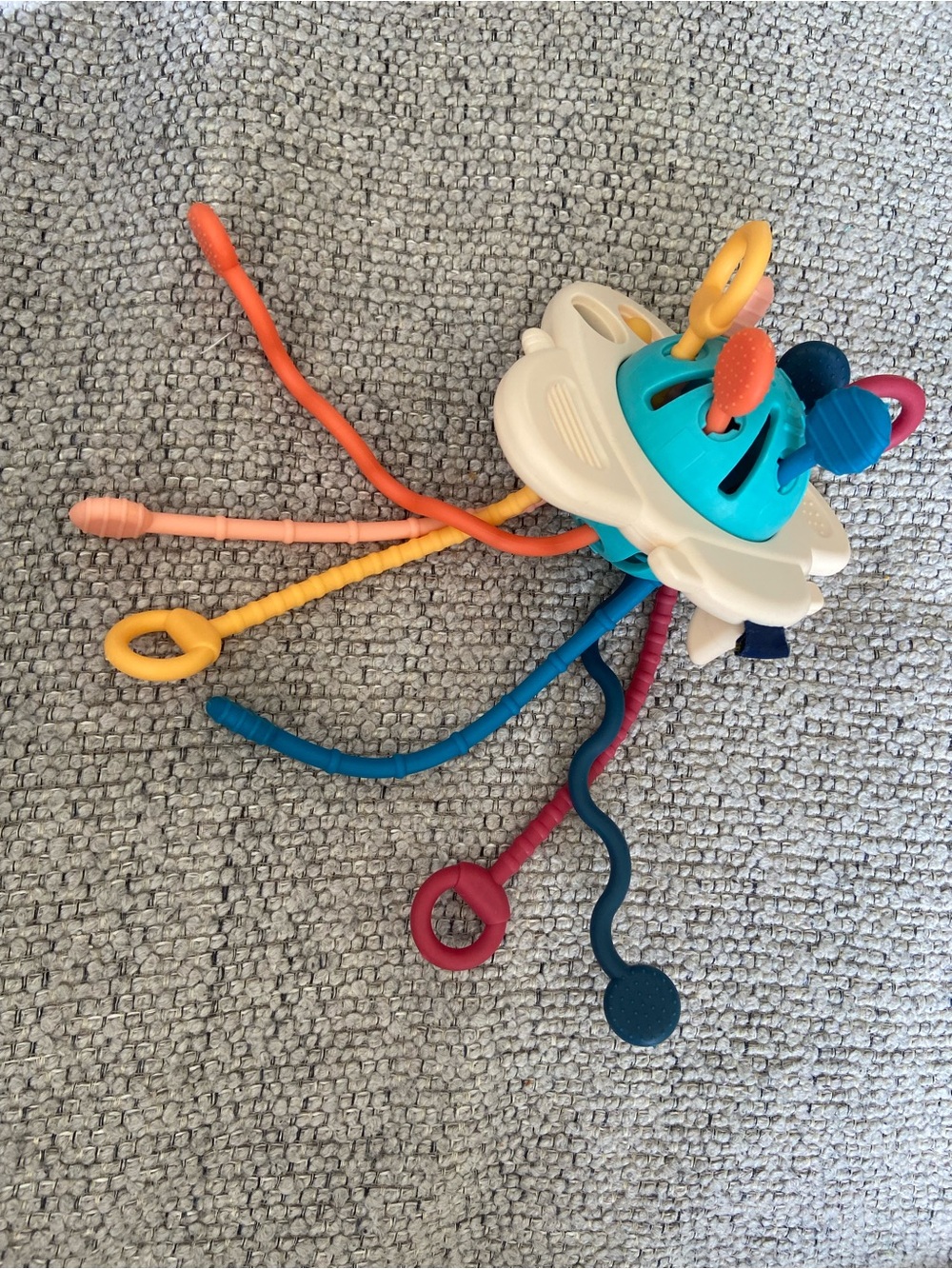 10/$25 Bundle - Colorful Baby Teether Toy with Tentacle Ribbons